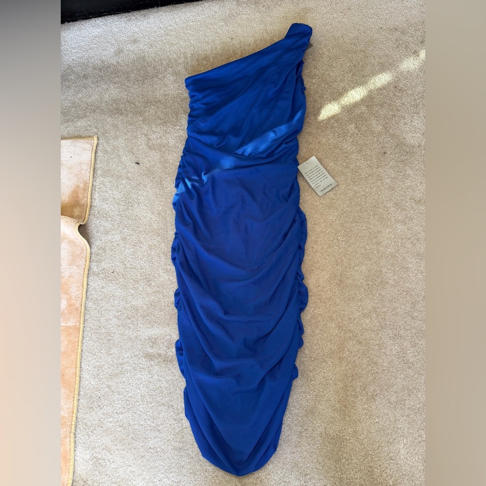 Love By Design Asymmetrical Blue Dress